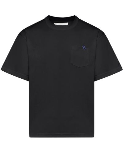Sacai T-Shirts - Black