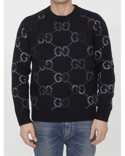 Gucci GG Wool Sweater - Black