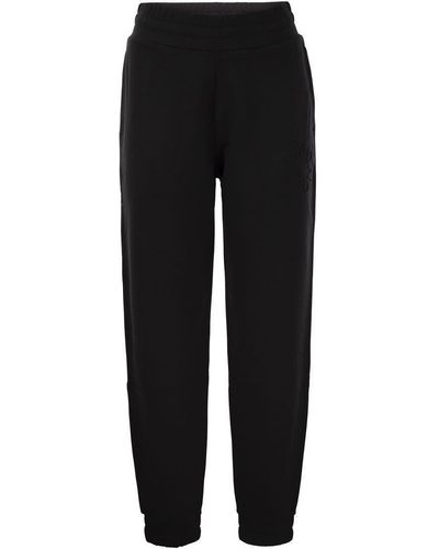 Moncler Logo-embossed Sports Pants - Black