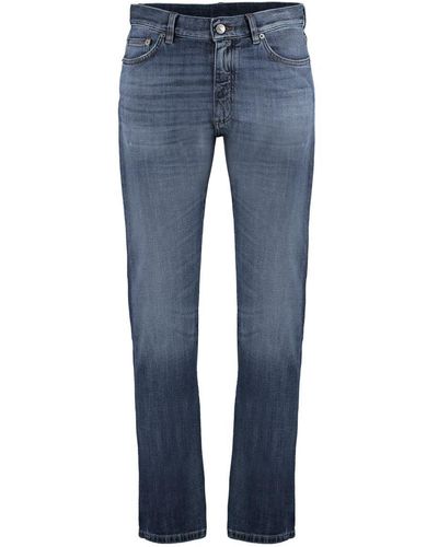 Zegna City Straight Leg Jeans - Blue