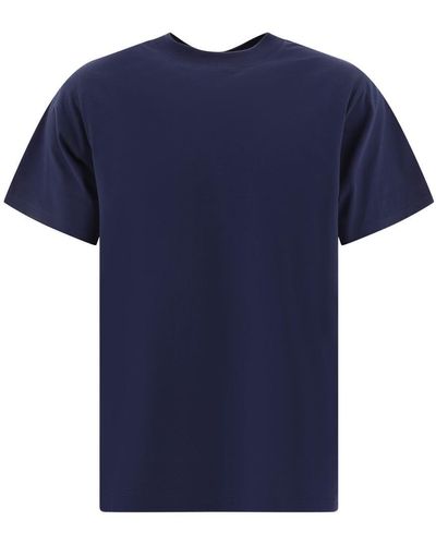 South2 West8 Embroidered T-Shirt - Blue