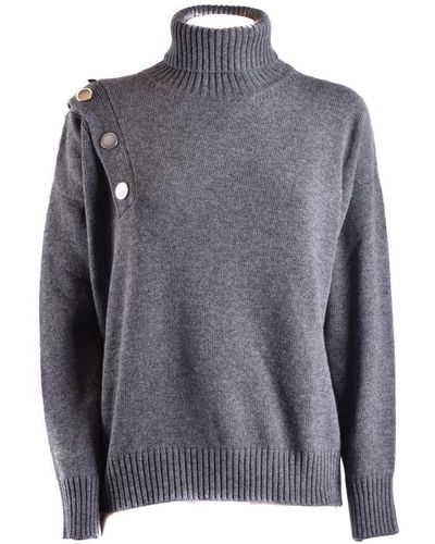SIMONA CORSELLINI Sweaters - Grey
