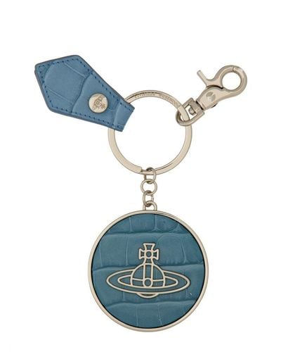 Vivienne Westwood Keychain "orb" - Blue