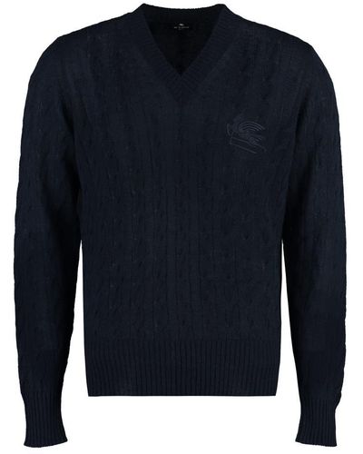 Etro Cashmere Sweater - Blue