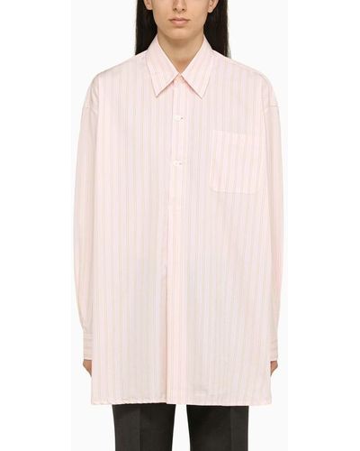 Our Legacy Pink Striped Oversize Shirt