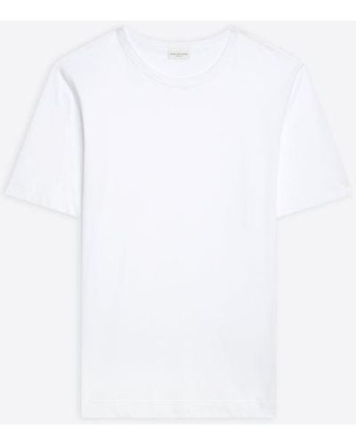 Dries Van Noten 01670-habba 8606 M.k.t-shirt Clothing - White