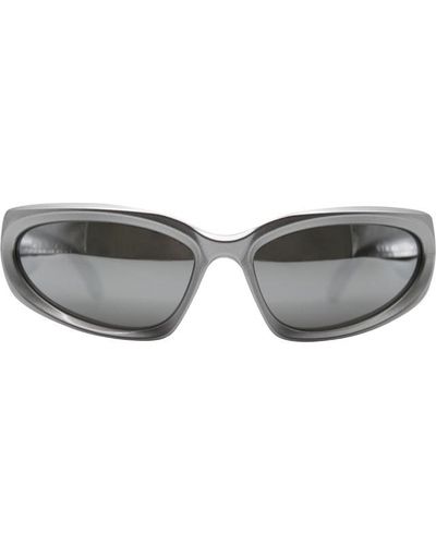 Balenciaga Swift Oval Sunglasses Accessories - Gray