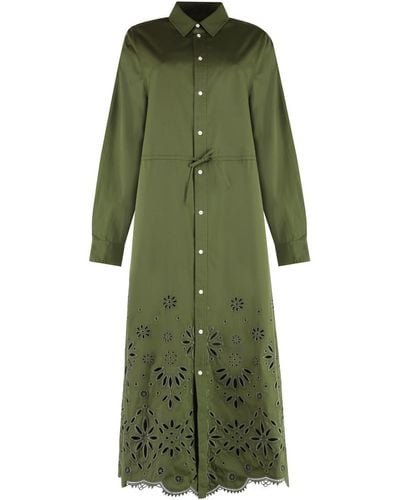 Polo Ralph Lauren Jessica Cotton Shirtdress - Green