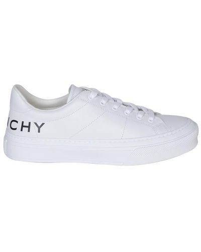 Givenchy Luxury Leather City Sport Sneakers. - White