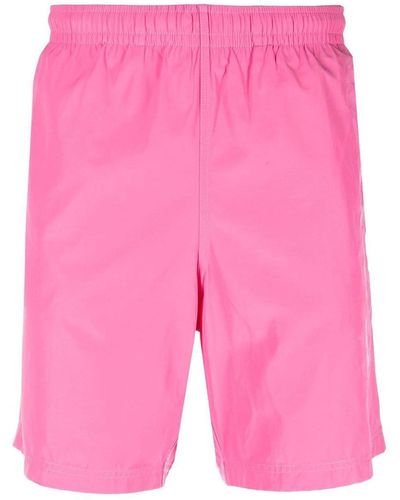 Alexander McQueen Logo-print Swim Shorts - Pink