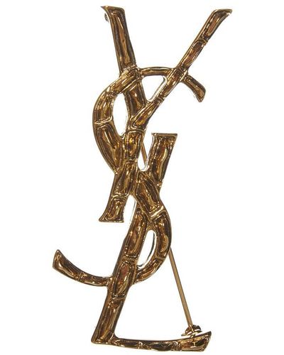 Ysl deals brooch silver