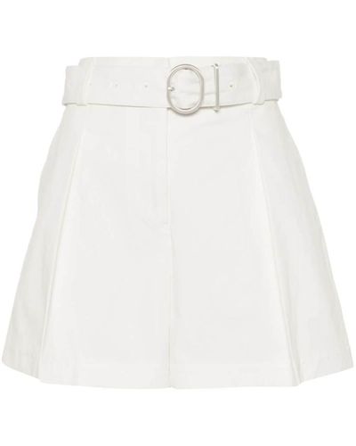 Jil Sander Cotton Shorts - White