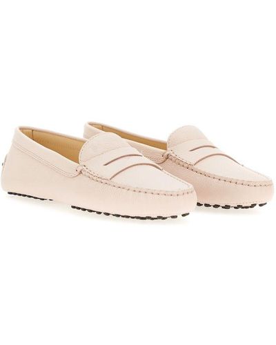 Tod's Leather Loafer - Natural