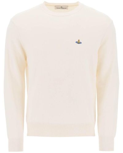 Vivienne Westwood Organic Cotton And Cashmere Sweater - White