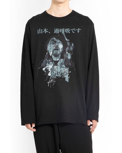 Yohji Yamamoto T-Shirts - Black