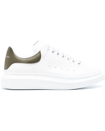 Alexander McQueen Oversized Sneakers In And Gray - White
