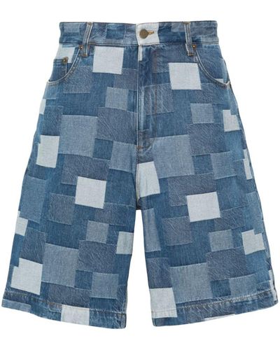 A.P.C. Helio Denim Shorts - Blue
