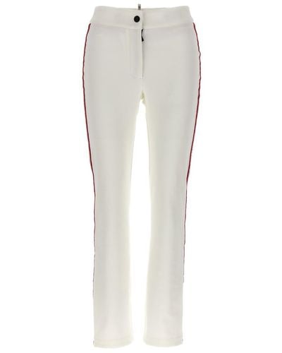 3 MONCLER GRENOBLE Side Embroidery Pants - White