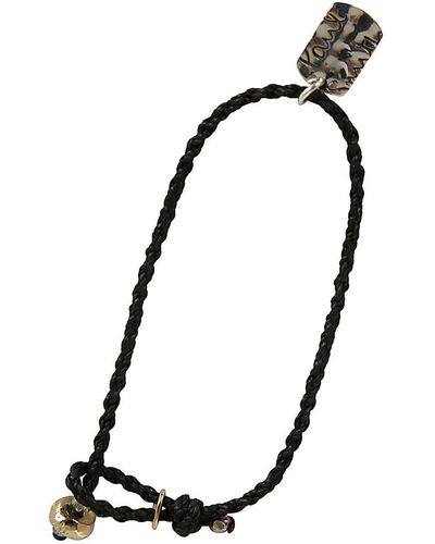 Paul Smith Bracelet Thread Tag Accessories - Black