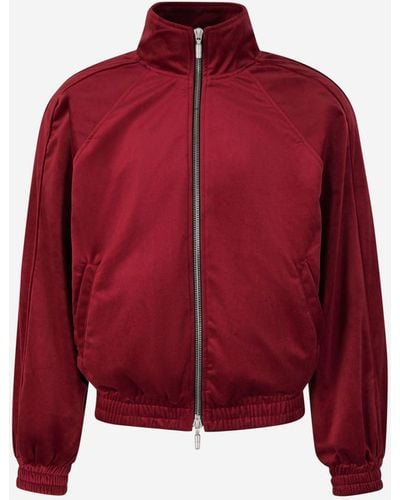 Rhude Velvet Sports Jacket - Red
