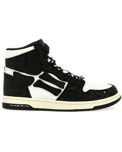 Amiri Skel High-top Sneakers - Black