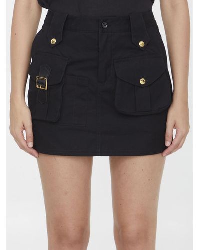 Dolce & Gabbana Cargo Miniskirt - Black