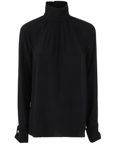 N°21 High Neck Shirt Clothing - Black