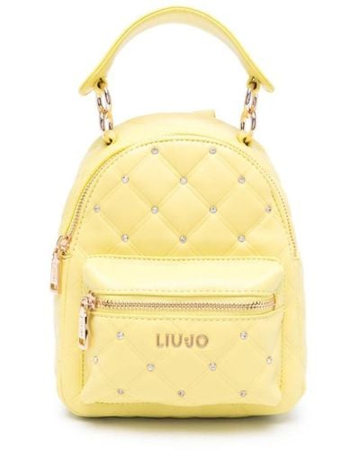 Liu Jo Quilted Backpack - Yellow