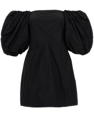 Ganni Mini Dress Dresses - Black