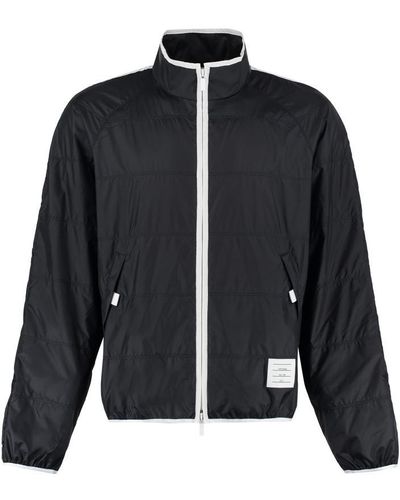 Thom Browne Nylon Windbreaker-jacket - Black