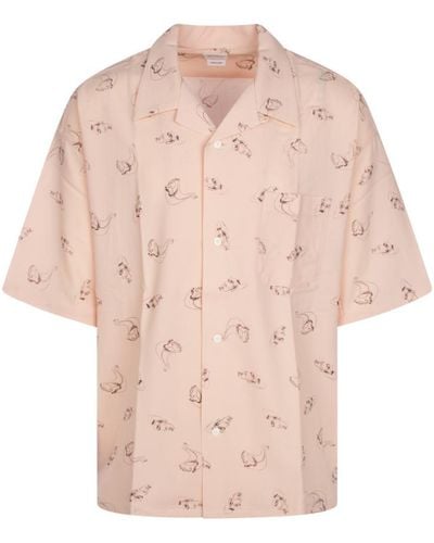 Visvim Allover Graphic Printed Buttoned Shirt - Pink