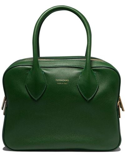 Ferragamo Deconstructed Handbag - Green