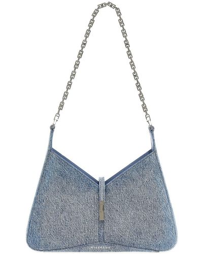 Givenchy Small 'Cut Out' Shoulder Bag - Blue