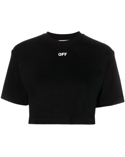 Off-White c/o Virgil Abloh Off White T-shirts And Polos Black