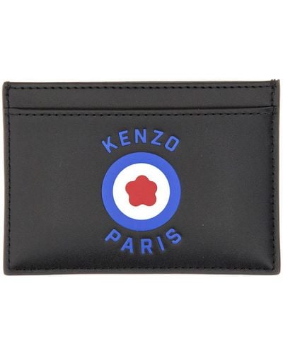 KENZO Card Holder With Logo - Blue