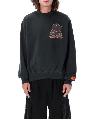 Heron Preston Hp Monster Crewneck in Black for Men | Lyst