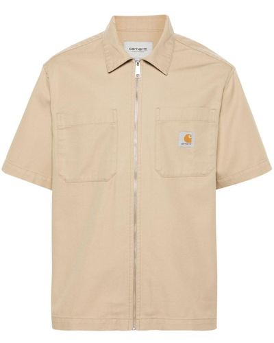Carhartt Sandler Cotton Blend Shirt - Natural
