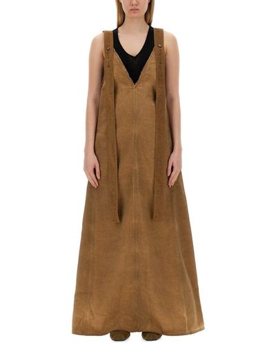 Uma Wang "Aroma" Dress - Brown