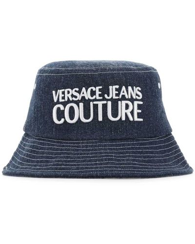 Versace Denim Hat - Blue
