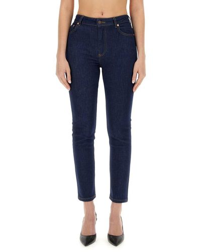Moschino Jeans Slim Fit Trousers - Blue