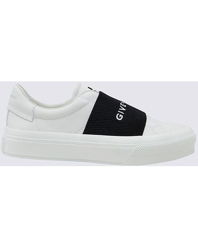 Givenchy Leather City Court Slip On Sneakers - Black