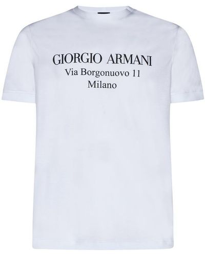 Giorgio Armani T-shirts And Polos - White
