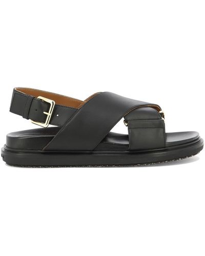 Marni "fussbett" Sandals - Black