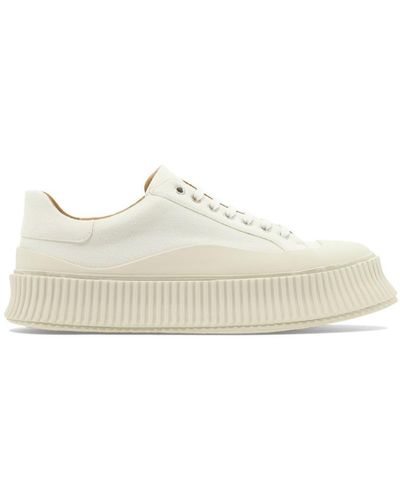 Jil Sander Chunky Lace Trainers - White