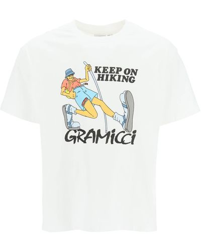 Gramicci Printed Organic Cotton T-shirt - White
