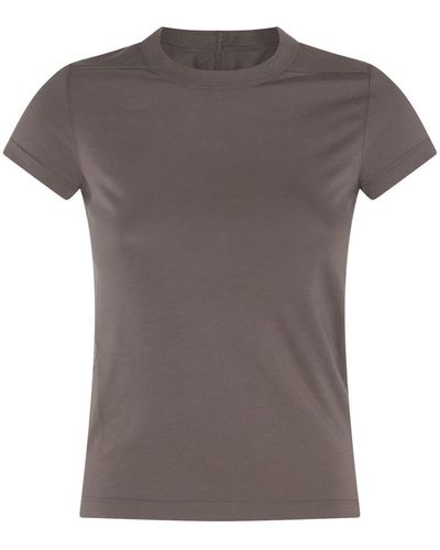 Rick Owens Cotton T-Shirt - Gray