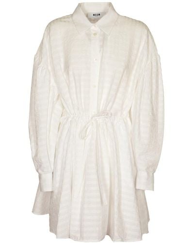 MSGM Dresses White