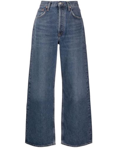 Agolde Low Slung baggy Wide-leg Jeans - Blue