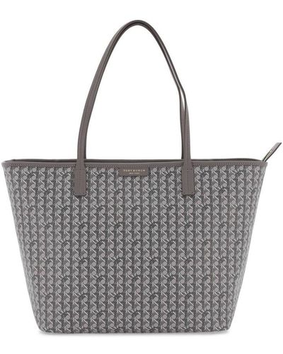 Tory Burch 'Ever-Ready' Shopping Bag - Gray