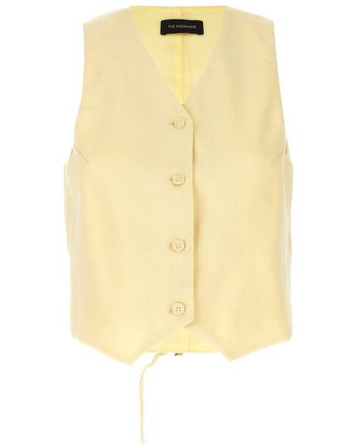 ANDAMANE 'Pauline' Waistcoat - Yellow